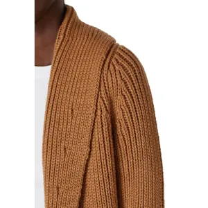 KF/KaufmanFranco‎ x RTR Camel Knit Sweater Coat Size Small Brown Chunky Cardigan thumbnail 4