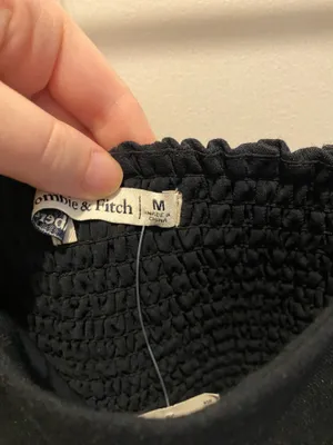 Abercrombie Stylish navy tank top. Features adjustable straps. Perfect for casual wear. Top is ticketed as medium but runs like an XL thumbnail 6