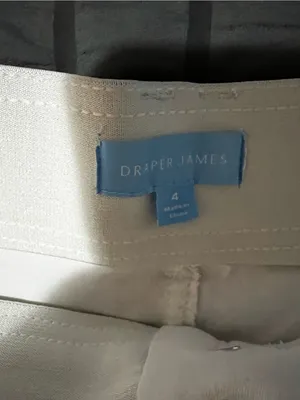 Draper James White High‎ Rise Welt Pocket Tailored Preppy Summer Shorts thumbnail 4
