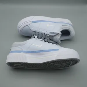 Nike Court Legacy Lift Womens 7.5 Light Blue Platform Sneaker FV5526-001 thumbnail 5