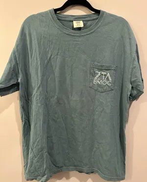Comfort Colors ZTA Big Man On Campus Pocket Tee thumbnail 1