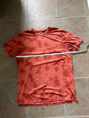The Fundamental T-shirt in Rust Shibori Tie-Dye thumbnail 5