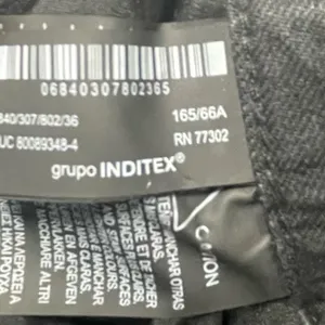 Zara Charcoal Denim Jeans NWOT thumbnail 5