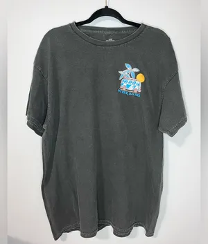 OBX OUTER BANKS NC Vintage Wash Graphic Tee Beaches Unisex T-Shirt Sz L NWOT thumbnail 1