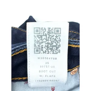 True Religion Joey Bootcut Jeans Indigo Blue Flap Pocket Size 24 thumbnail 8