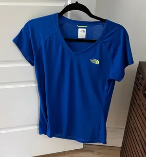 The North Face Women's Short Sleeve Tee in Blue thumbnail 1