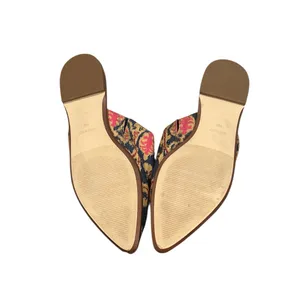 Nine West Ollial Tassel Vibrant Boho Pointed Mules Slides Shoes 8.5 thumbnail 5