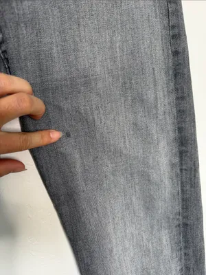 MOTHER The Tomcat Ankle Jeans All Nighter Gray High Rise Straight Size 28 thumbnail 3