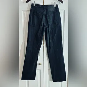 rag & bone Maya High Waist Straight Leg Jeans in Midnight 5 - size: 23 thumbnail 3