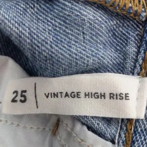 PacSun 25 Vintage High Rise Denim Raw Hem Distressed Shorty Shorts thumbnail 6