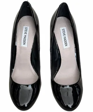 Steve Madden Black Patent Leather Women's Shoes Size 8.5 New thumbnail 1