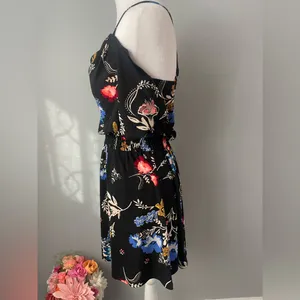 Express Cold Shoulder Ruffle Elastic Waist Sundress thumbnail 3