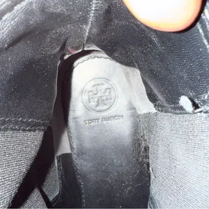 Tory Burch Wyatt Mid-Calf‎ Leather Booties Black size 10 thumbnail 9