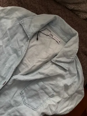 ZARA Denim Jumpsuit thumbnail 2