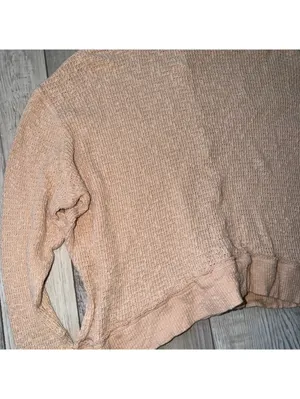 Free People We the Free Tommy Neutral Minimalistic Turtleneck size medium thumbnail 7