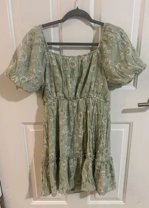 Green/White Blu Pepper Dress thumbnail 2