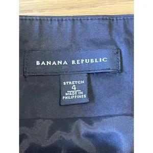 Banana Republic Skirt Size‎ 4 Stretch Black Preppy Business Casual Office Event thumbnail 4