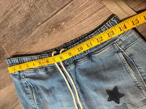 Anthropologie NWT PILCRO IZZIE RELAXED STAR PULL-ON BARREL JEANS thumbnail 14