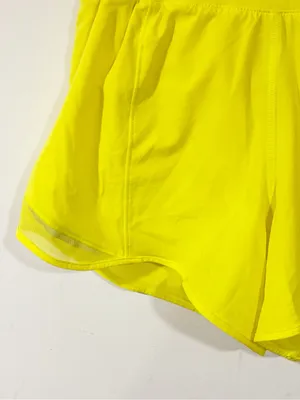 Lululemon Hotty Hot HR Short 4” Lined Size 4 Sonic Yellow thumbnail 2
