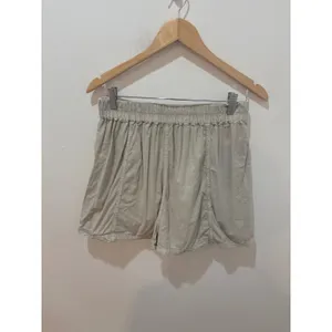 Free People Beige‎ High Waisted Elastic Waist Cotton Viscose Shorts Small thumbnail 2