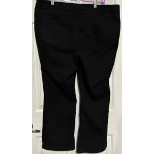 Denim 24/7 Women's Black‎ Wide Leg High Rise Jeans Size 20W Petite thumbnail 2