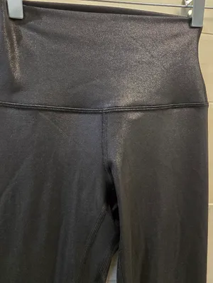 {2} Lululemon Align High Rise Pant Legging Tights Black Shine thumbnail 7