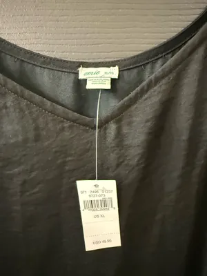 Aerie Black Dress Silk thumbnail 6