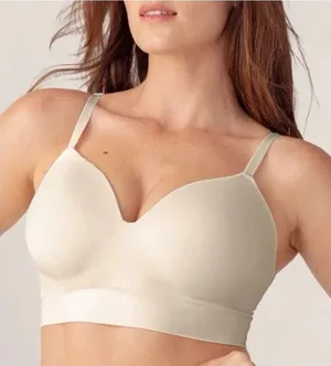 Shapermint Truekind Comfort Wireless‎ Shaping Bra Women's 2XL Beige Nude Suppor thumbnail 1