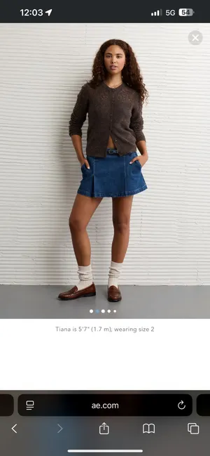 American Eagle Denim Skirt thumbnail 3