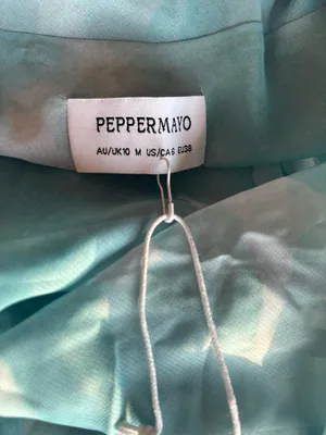 Peppermayo Cowl Neck Maxi Dress Green Tie Dye thumbnail 5