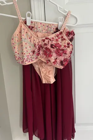 Lyrical Dance Costume Pink thumbnail 3