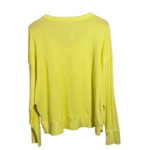AE Offline Yellow Waffle Knit Long Sleeve Crewneck Top Size M‎ thumbnail 4