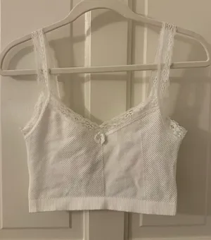 Urban Outfitters Out From Under Cropped Lace Tank Top thumbnail 1