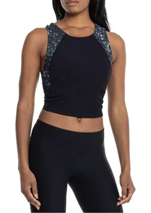 Spyder Women’s Active Black Activewear Sport Bra Top Size L‎ thumbnail 1