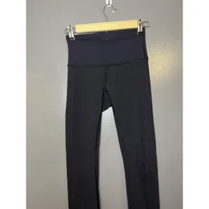 Lululemon Leggings Womens 2 Black High Rise Ankle Yoga Pants Stretch Athletic thumbnail 5
