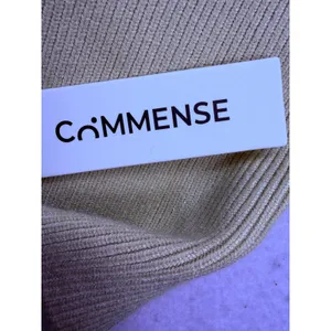 Commense Cable Knit Vest Women XS Beige Gold Button Sleeveless Layering thumbnail 2