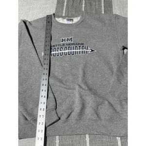 Jerzees NuBlend Kettle Moraine Cross Country Sweatshirt Gray Small KM XC thumbnail 2