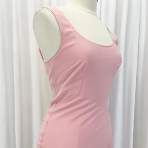 Cinq À Sept Womens Sharon Dress 8 Pink Asymmetrical Party Date Night‎ Glam HOCO thumbnail 4