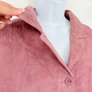 Jessica Holbrook Mauve Suede Jacket Sz L NWT Y2K Boho Western Coastal Cowgirl 90 thumbnail 4