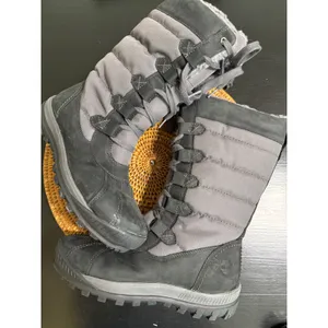 Timberland‎ Mount Hope Waterproof Winter Boots Gray Black A11SN Womens 10 thumbnail 3