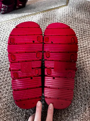 Hot pink sandals Red Size 7 thumbnail 4