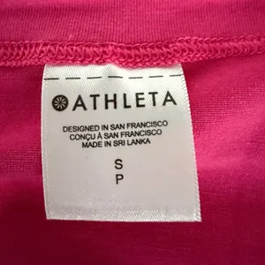 Athleta Pink Long Sleeve Cinched Tie Athletic Shirt Size Small‎ thumbnail 8