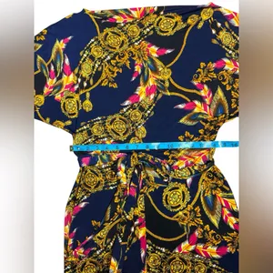Unbranded Bohemian Floral Chain Print Jumpsuit Size Large thumbnail 5