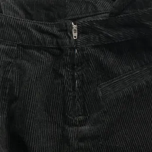 H&M Divided Black Corduroy Overall Dress Women Size 4 thumbnail 3