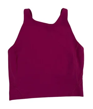 Lululemon Align Magenta High Neck Built in Bra Athletic Tank Size 2 thumbnail 1