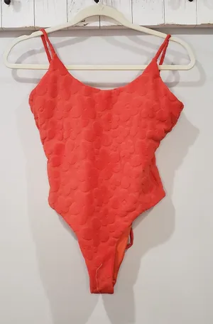 Blackbough Swim One Piece M Orange Textured thumbnail 1