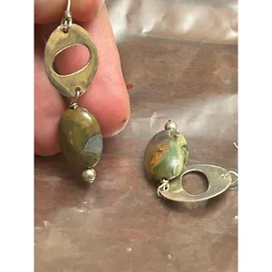 925 sterling silver earrings 3.51g h87 thumbnail 3