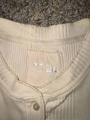 Aerie Ribbed Henley Long Sleeve thumbnail 3