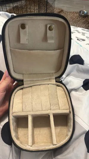Handmade Western jewelry travel case Purple thumbnail 4