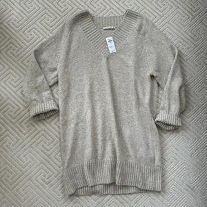 NWT abercrombie tan sweater dress Size L thumbnail 4